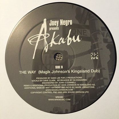 Joey Negro Presents Akabu : The Way (12")