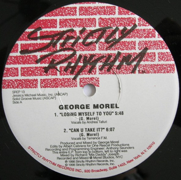 George Morel : The EP (12", EP)