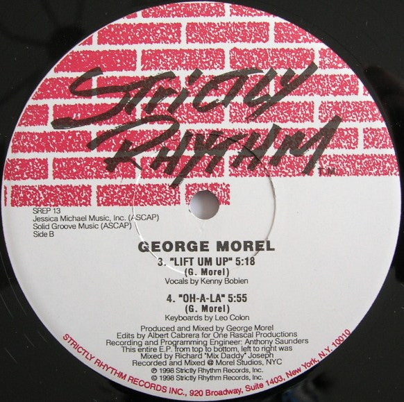 George Morel : The EP (12", EP)