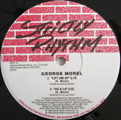 George Morel : The EP (12", EP)