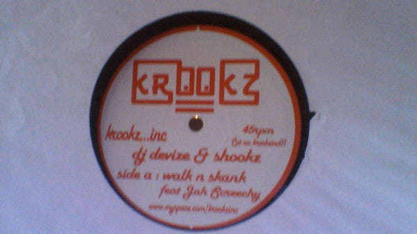 Devize & Shookz : Walk n Skank / Say It All (12")
