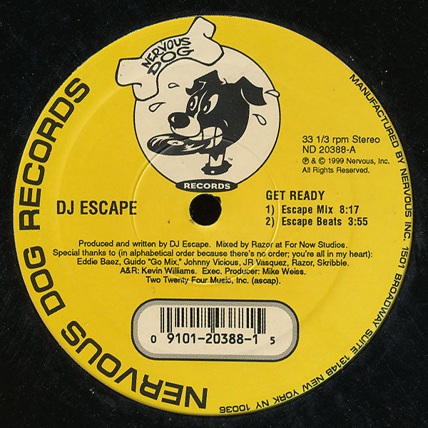 DJ Escape : Get Ready (12")