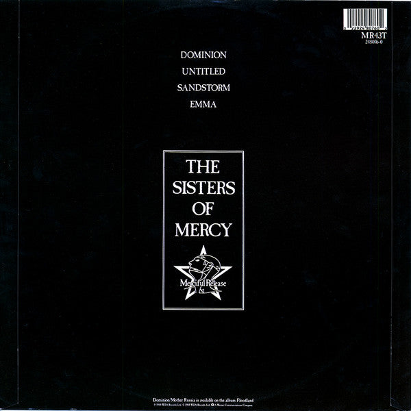 The Sisters Of Mercy - Dominion (12", Spi)