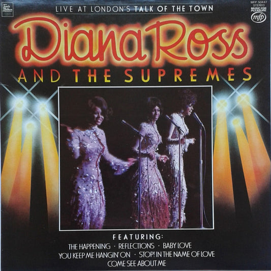 The Supremes : Live At London's Talk Of The Town (LP, Album, RE)