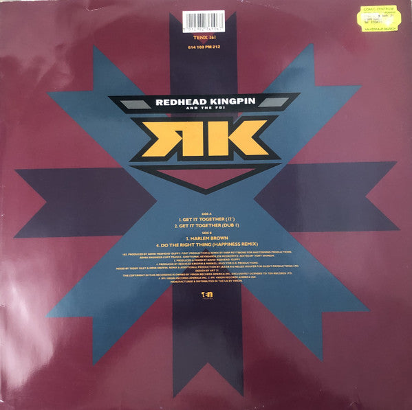 Redhead Kingpin And The FBI : Get It Together (12")