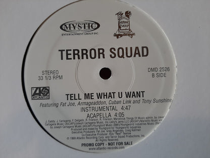 Terror Squad Featuring Fat Joe, Armageddon (3), Cuban Link And Tony Sunshine : Tell Me What U Want (12", Promo)