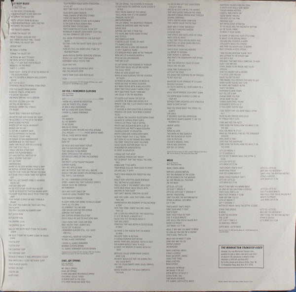 The Manhattan Transfer - Vocalese (LP, Album, SP )