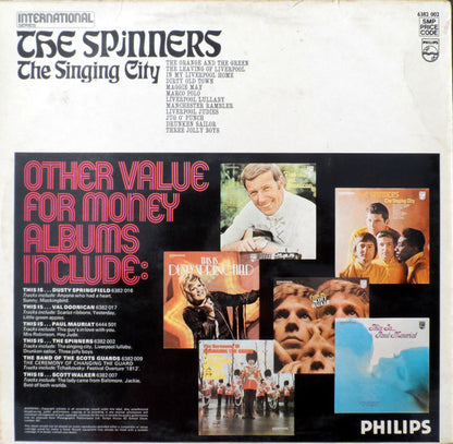 The Spinners : The Singing City (LP, Comp, Bla)