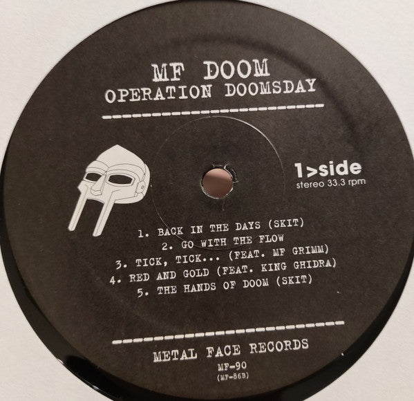 MF Doom : Operation: Doomsday (2xLP, Album, M/Print, RE, RM)