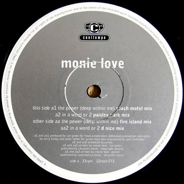 Monie Love - In A Word Or 2 / The Power (12")