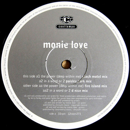 Monie Love - In A Word Or 2 / The Power (12")
