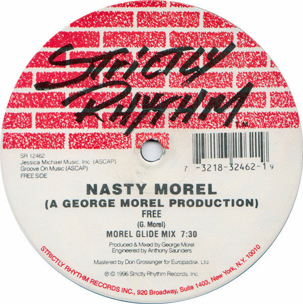 Nasty Morel - Feel It, Work It, Touch It (Asshole) / Free (12")