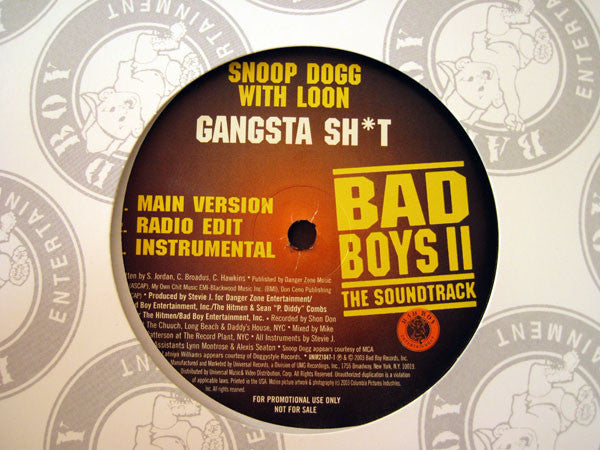 P. Diddy / Lenny Kravitz / Pharrell Williams / Loon / Snoop Dogg - Show Me Your Soul / Gangsta Sh*t (12", Promo)