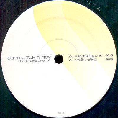 Dano And Tuhin Roy : Disco Diversions (12")