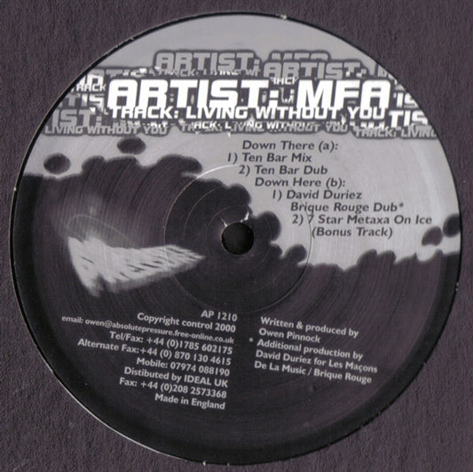 MFA* - Living Without You (12")