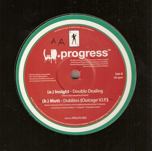 Insight / Mutt - Double Dealing / Dublites (Outrage V.I.P.) (12")
