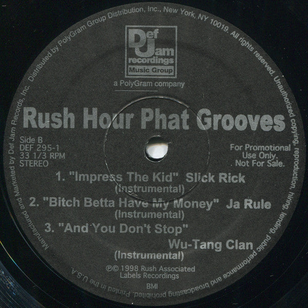 Various : Rush Hour Phat Grooves (12", Promo, Smplr)