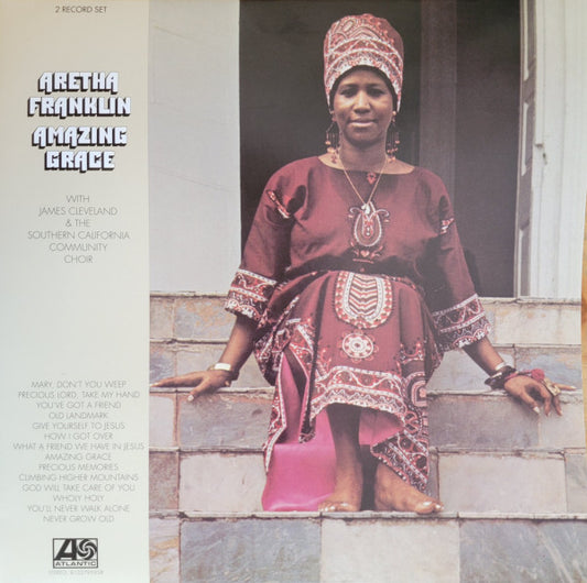 Aretha Franklin With Rev. James Cleveland & The Southern California Community Choir : Amazing Grace (2xLP, Album, RE, 180)