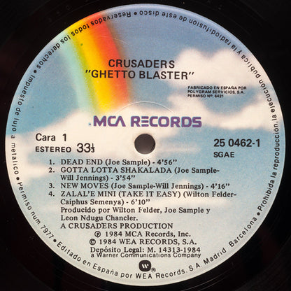 Crusaders* - Ghetto Blaster (LP, Album)