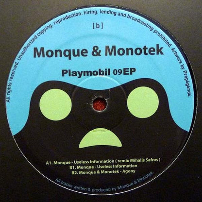 Monque & Monotek (2) : Playmobil 09 EP (12", EP)