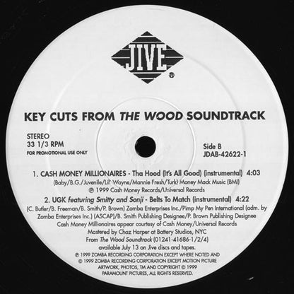 Various : Key Cuts From "The Wood" Soundtrack (12", Promo)
