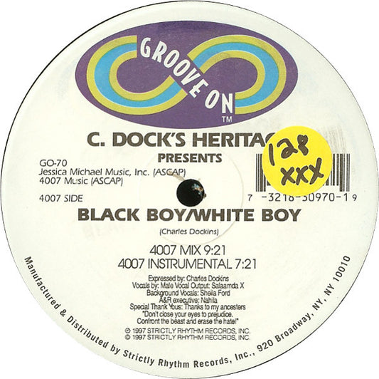 C. Dock's Heritage : Black Boy / White Boy (12")
