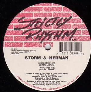 Storm & Herman : Digital Moon Dancers / Quick Dance (12")