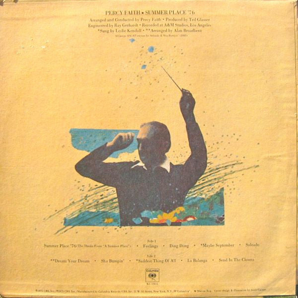 Percy Faith : Summer Place '76 (LP, Album)