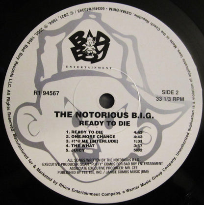 The Notorious BIG* - Ready To Die (2xLP, Album, RE)