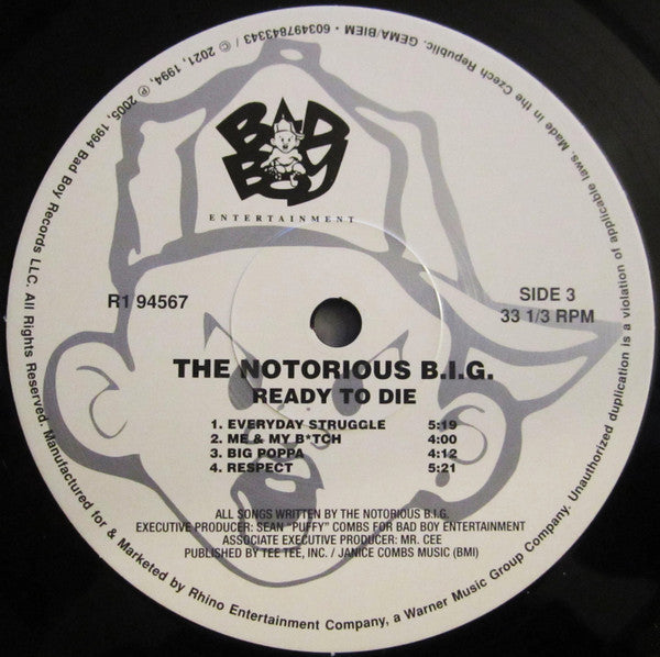 The Notorious BIG* - Ready To Die (2xLP, Album, RE)