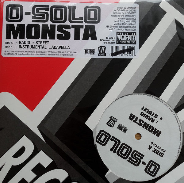 O-Solo - Monsta (12")
