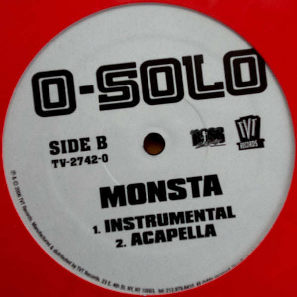 O-Solo - Monsta (12")