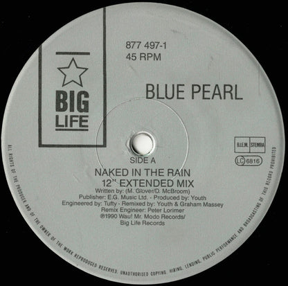 Blue Pearl - Naked In The Rain (12", Single)