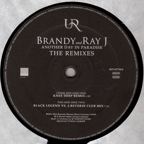 Brandy And Ray J - Another Day In Paradise (The Remixes) (12")