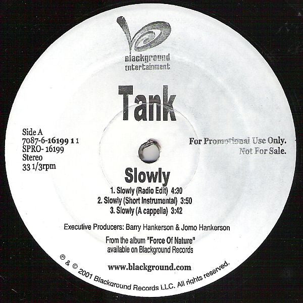 Tank  - Slowly (12", Promo)