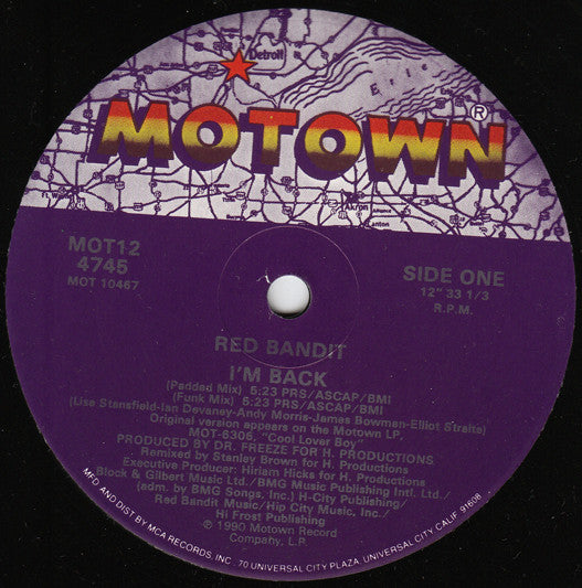 Red Bandit - I'm Back (12")