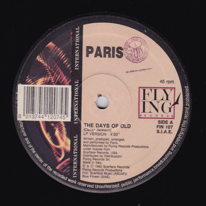 Paris (2) : The Days Of Old / Bush Killa (12")