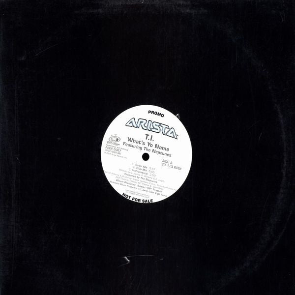 T.I. : What's Yo Name / Dope Boyz (12", Promo)