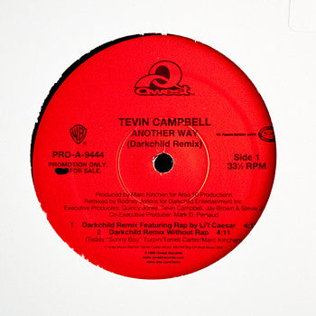 Tevin Campbell : Another Way (12", Single, Promo)