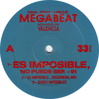 Megabeat - Es Imposible, No Puede Ser / The Screen (Remix '91) (12", Ltd)