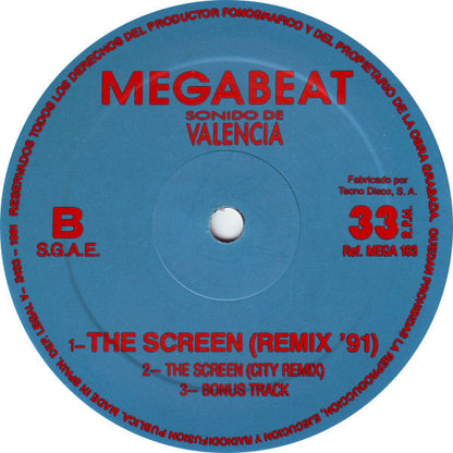 Megabeat - Es Imposible, No Puede Ser / The Screen (Remix '91) (12", Ltd)