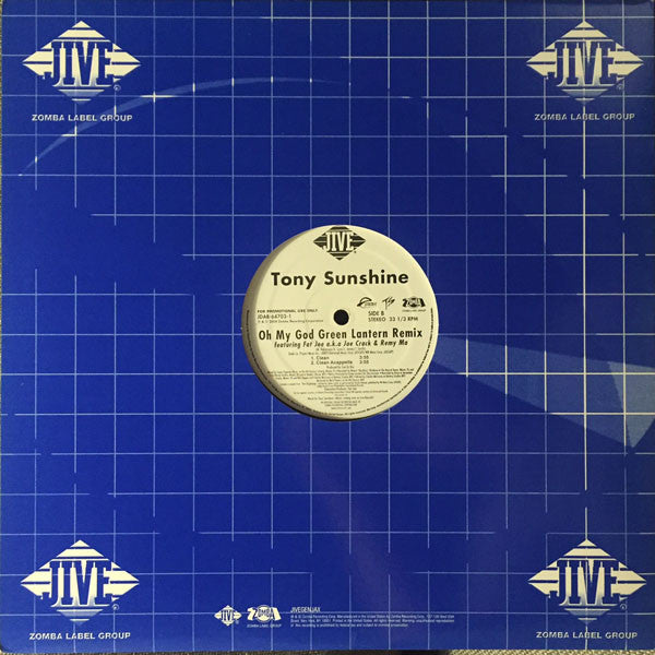 Tony Sunshine - Oh My God (Green Lantern Remix) (12", Promo)