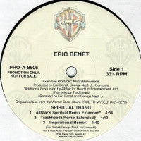 Eric Benét : Spiritual Thang (12", Promo)