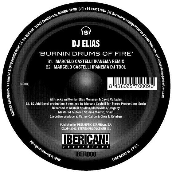 DJ Elias* - Burnin Drums Of Fire (12")