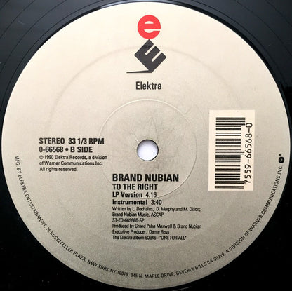 Brand Nubian - Slow Down (12")