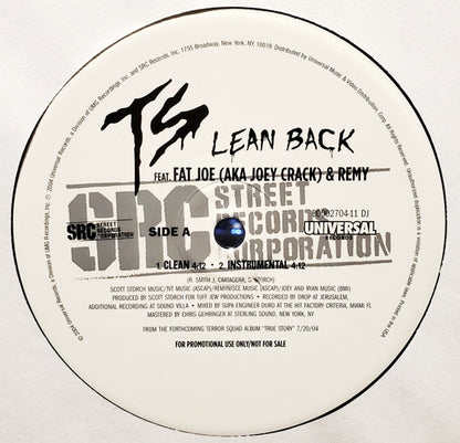 TS* : Lean Back (12", Promo)