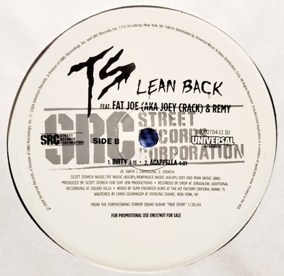 TS* : Lean Back (12", Promo)