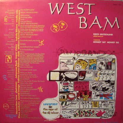 WestBam : Disco Deutschland + Monkey Say Monkey Do (12")
