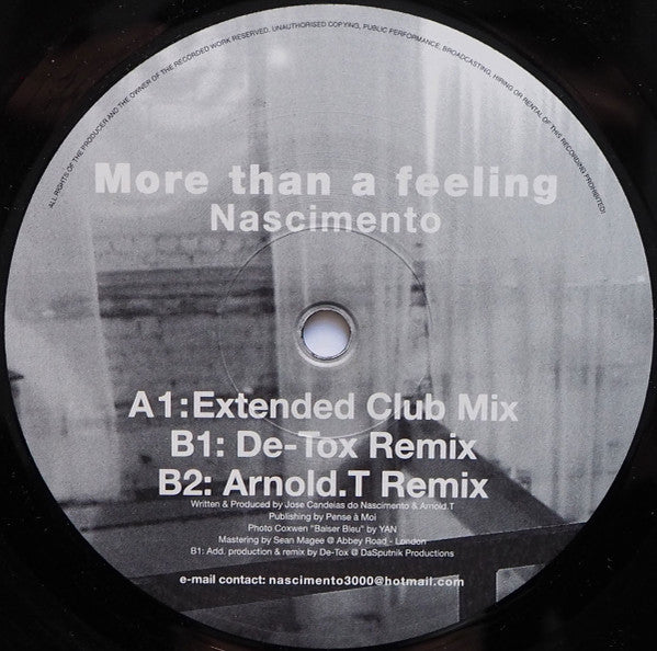 Nascimento : More Than A Feeling (12")