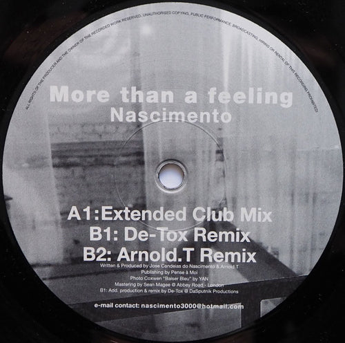 Nascimento : More Than A Feeling (12")
